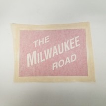 Vintage The Milwaukee Road Railroad Train System Decal 5.5&quot; x 8&quot;, NOS - £15.53 GBP