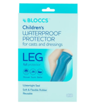 Bloccs Waterproof Protector for Casts and Dressings - Child Full Leg 10-... - $34.95