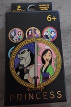 Open Box Loungefly Disney Princess &amp; Villain Blind Pin Mulan &amp; Shan Yu - £15.73 GBP