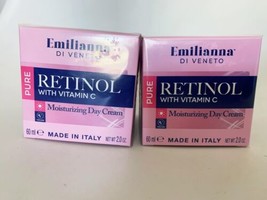 Emilianna Di Veneto Pure Retinol Day Cream with Vitamin C Anti-aging 2 oz lot 2 - £23.65 GBP