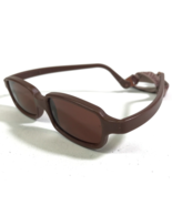 Miraflex Sunglasses NEW BABY 2 Brown Rectangular Frames with Brown Lenses - £51.42 GBP