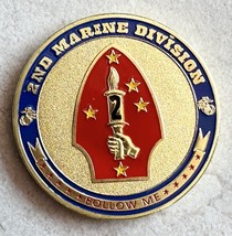 Us Marine Corps - 2nd Marine Division Challenge Coin - £11.44 GBP