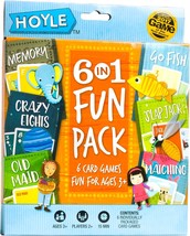 6 in 1 Kids Playing Cards Multi Game Pack 6 Fun Games in 1 Ages 3 - £21.71 GBP