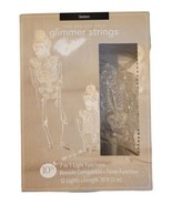Pier 1 Skeletons Halloween Glimmer Strings Lights Clear 10&#39; In/Outdoor 7... - £31.92 GBP