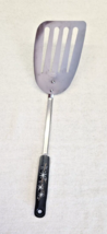 Vintage EKCO Spatula Atomic Starburst MCM Short Bakelite Handle Slotted Metal - £47.52 GBP