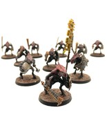 Games Workshop Seraphon Saurus Warriors 10 Painted Miniatures Lizardmen - £98.77 GBP