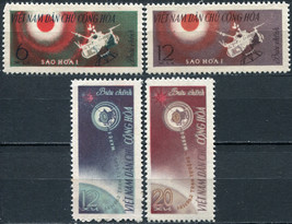 Vietnam. 1963. “Mars 1” spacecraft (MNH OG) Set of 4 stamps - £9.56 GBP