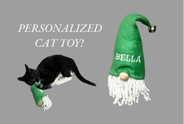 Cat Toys Personalized Gnome Cat Toy Interactive Cat Toy Catnip Cat Toy - £11.74 GBP