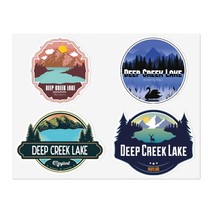 Deep Creek Lake , USA sticker pack 4PCS - £15.63 GBP