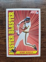 Bobby Bonilla 1991 Score #402 - Master Blaster - Pittsburgh Pirates - MLB - £1.58 GBP