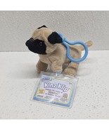 Webkinz Ganz Kinz Klip PUG Plush 4&quot; with SEALED CODE WE000691 Plush Dog - $247.54 MXN