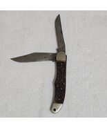 VTG Schrade Walden 225H Bowie Folding Hunter Knife Maher &amp; Grosh 2 Blade - $1,545.65 MXN