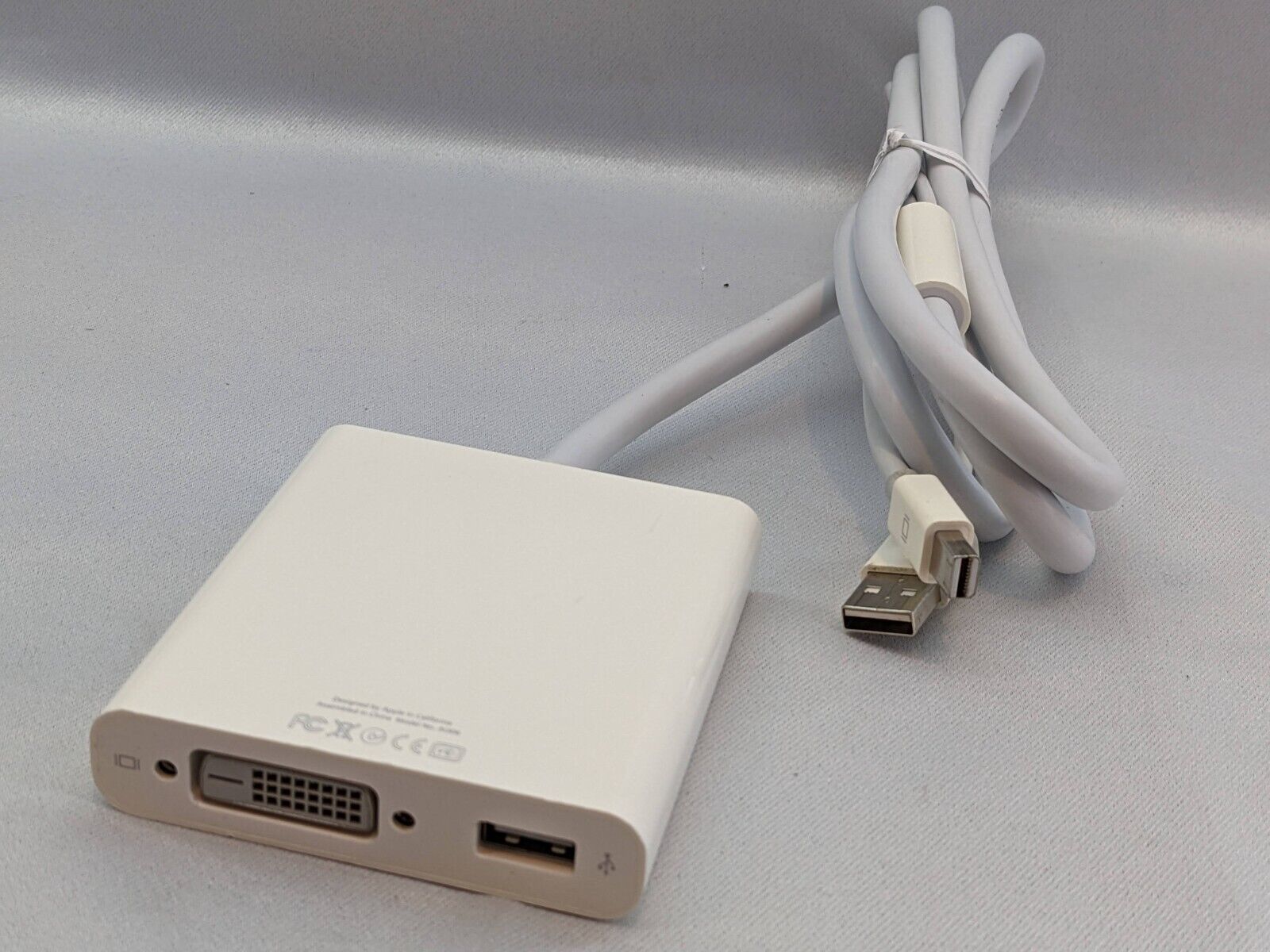 Primary image for Apple A1306 White Mini Display Port to Dual-link DVI Adapter Cable Dongle (L2)