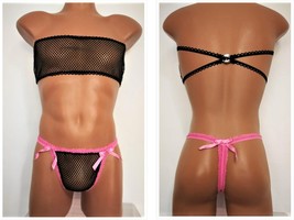 Sissy Lingerie Sets For Men, Sissy Training, Sissy Bra For Men, Sissy Thong, Men - $36.90