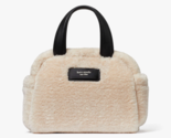 Kate Spade Apres Chic Faux Shearling Small Satchel Crossbody ~NWT~ Natural - £192.65 GBP