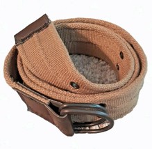 52 inch Tan Brown Wide Fabric Cargo Belt Heavyweight - £12.69 GBP