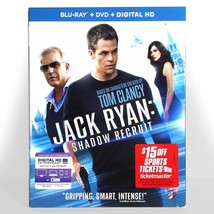 Jack Ryan: Shadow Recruit (Blu-ray/DVD, 2014) Like New w/ Slip !    Chris Pine - £7.12 GBP