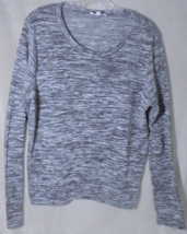 Cloud Chaser Womens size XL Sweater Black and White Long Sleeves Lightwe... - £7.05 GBP