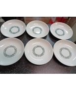 Set Of 6 Canonsburg Dura Gloss Temporama Atomic 8&quot; Soup/Pasta  Bowls - $652.04 MXN