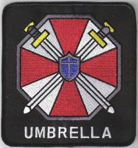 Resident Evil Umbrella Corporation Logo Large Jacket Patch, NEW UNUSED - £9.90 GBP