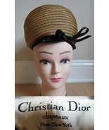rare CHRISTIAN DIOR hat VINTAGE 1960&#39;s Designer CHAPEAUX Paris NY nice c... - $849.99