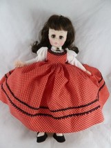 Madame Alexander Little Women Jo Doll in Original Box 12&quot; Red Dress Vintage - £41.30 GBP
