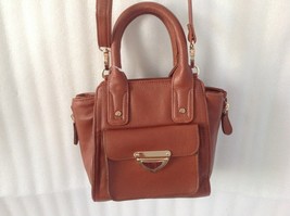 Womens Satchel Crossbody Shoulder Bag Dark Brown Tan Handbag New 3 in 1 - €22,52 EUR