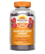 BestBy06/25 Sundown Magnesium Citrate Gummies Raspberry Flavor 60 Count - $223.85 MXN