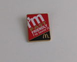 McDonald&#39;s I&#39;m Fast Friendly I&#39;m Lovin&#39; It McDonald&#39;s Employee Lapel Hat... - £5.71 GBP