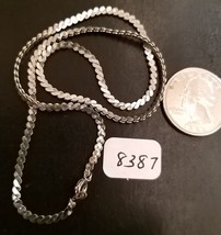 Vintage Silver Tone Chain 15 inches  - £3.95 GBP
