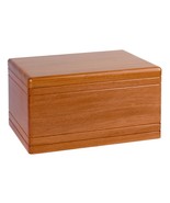 Mahogany Boxwood Wood Cremation Urn - $189.95