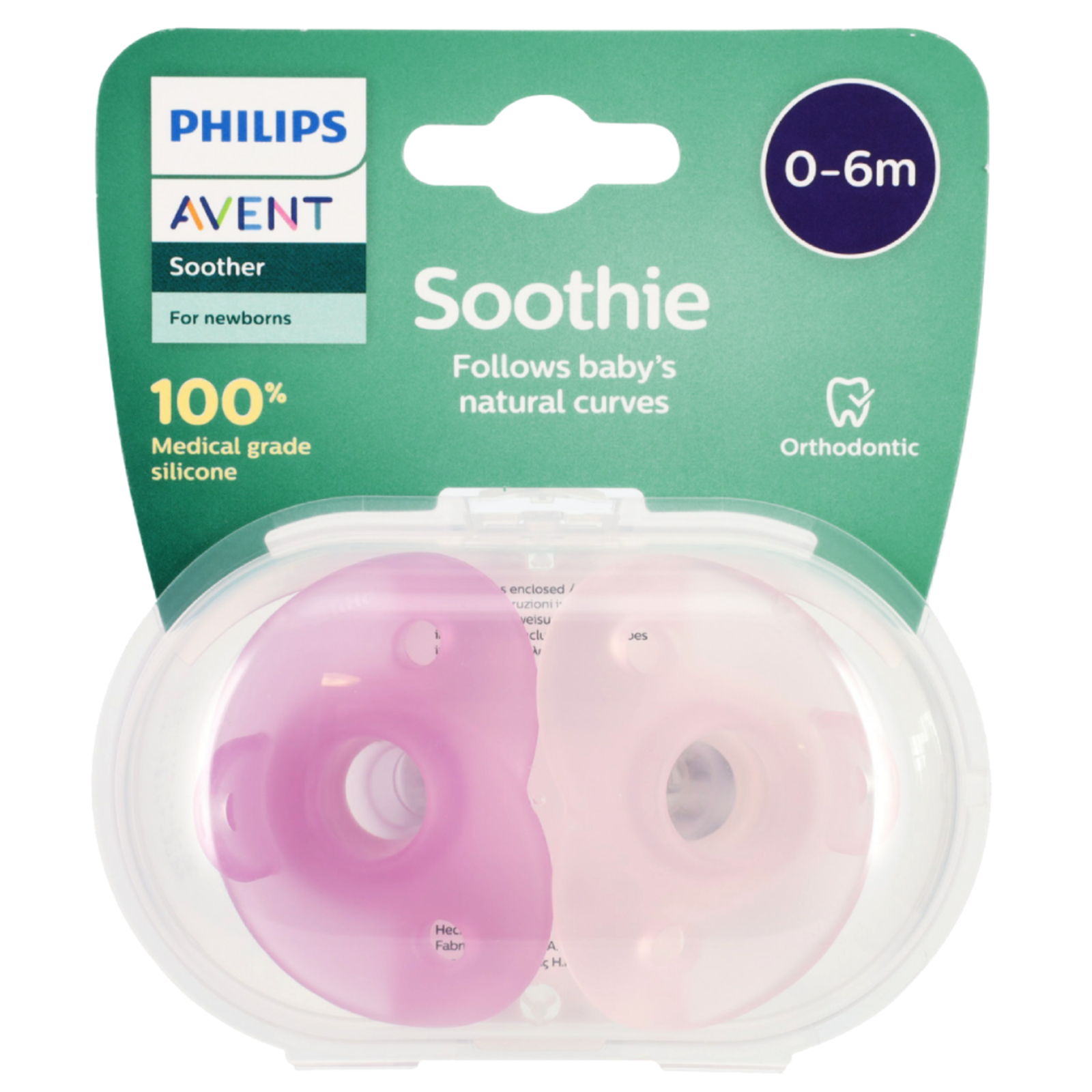 AVENT Soothie 0-6m 2 Pack – Pink - $84.90