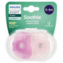 AVENT Soothie 0-6m 2 Pack – Pink - £68.44 GBP