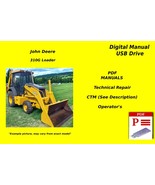 John Deere 310G Backhoe Loader Technical Repair &amp; Operator&#39;s Manuals USB - $23.74