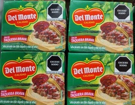 8X Del Monte Salsa Taquera Brava Taco Salsa - 8 Boxes Of 7.4 Oz Ea. Free Ship - $32.78