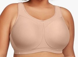 Glamorise Women&#39;s 34F Plus Size High Impact Wonderwire Sports Bra #9066 ... - $29.70