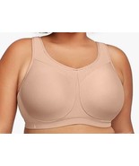 Glamorise Women&#39;s 34F Plus Size High Impact Wonderwire Sports Bra #9066 ... - $29.70