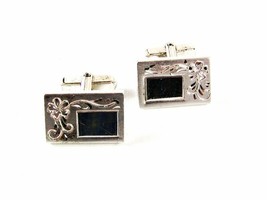 Sterling Silver Monogrammable Cufflinks By ANSON 3616 - £25.80 GBP
