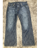 Levis 527 Jeans Mens 36x30 Blue Low Boot Cut Denim Pants Western Cowboy ... - £34.75 GBP