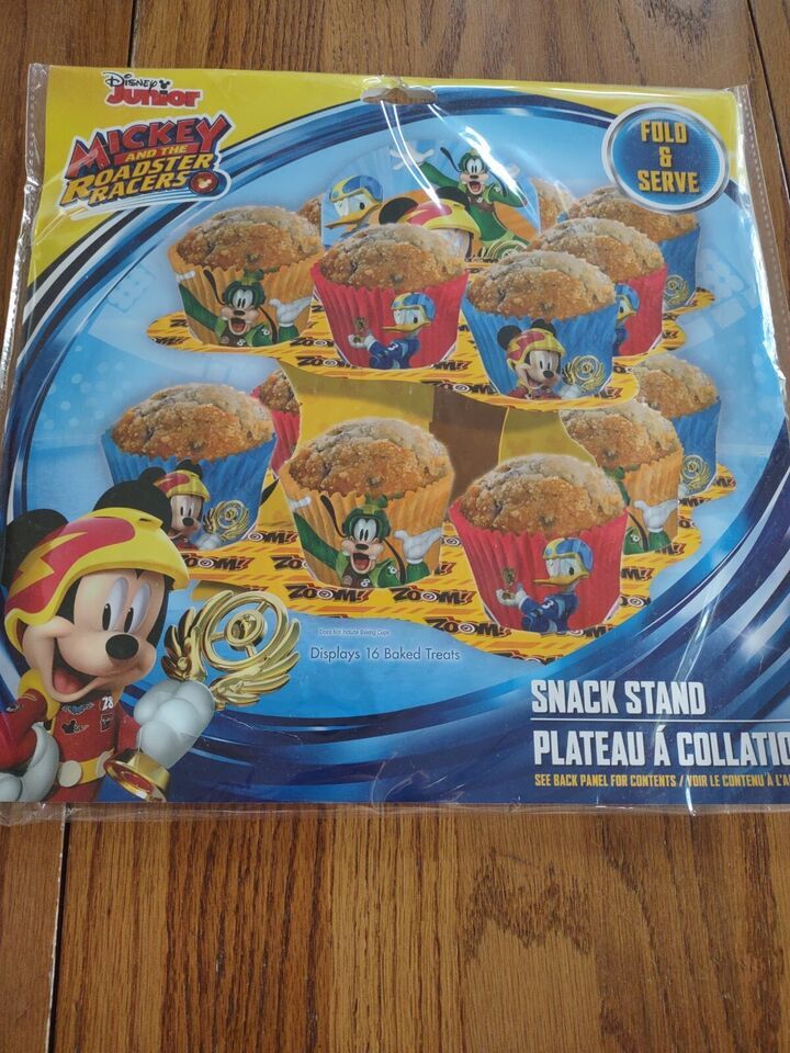 Disneys Mickey Mouse Clubhouse Disposable Cupcake Snack Birthday Stand - $8.71