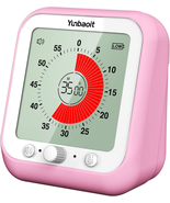 VT09 Digital Visual Timer with 3.5-Inch Colored Screen, 60-Minute Silent... - £26.82 GBP