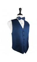 Brand New Luxury Herringbone 5 Vest and Bowtie Set - $148.50