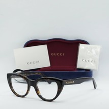 GUCCI GG1172O 002 Havana 48mm Eyeglasses New Authentic - £157.26 GBP