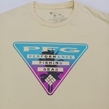 Columbia PFG Men's Cotton Yellow Short Sleeve Pullover Graphic T-Shirt Size XL image 8