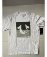 True Religion Brand Jeans Two Tone Box Logo Shirt Size L White NWT - £39.05 GBP