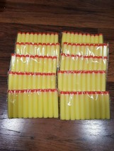 100pcs 2.63&quot; YELLOW Elite Bullet Foam Dart Refills Replacement Toy Gun Darts USA - £9.42 GBP