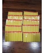 100pcs 2.63&quot; YELLOW Elite Bullet Foam Dart Refills Replacement Toy Gun D... - $12.00
