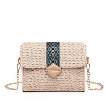 Vento Marea Straw Bag For Women 2022 New Chain Shoulder Rattan Bag Small Summer  - £18.75 GBP