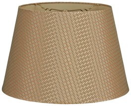 Royal Designs, Inc. HB-606-16GG Tapered Shallow Drum Hardback Lamp Shade, green  - £49.54 GBP+