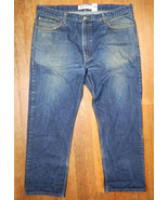 Levi&#39;s Regular Fit 505 Men&#39;s Distressed / Worn Jeans 42 x 30 In good cond. - £16.56 GBP